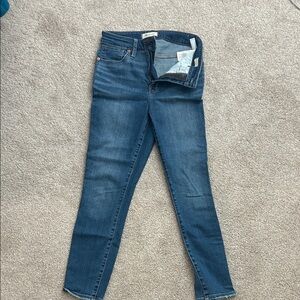 Madewell Straight Leg Jeans in Classic Blue